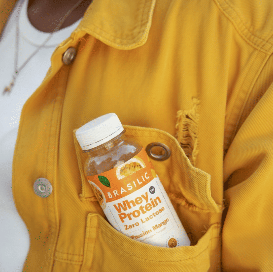 Whey Protein Concentrado Zero Lactose Manga e Maracujá Passion Mango Garrafinha Whey Protein Concentrado Zero Lactose Manga e Maracujá Passion Mango Garrafinha