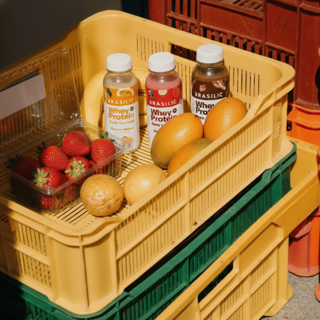 6 Unidades Whey Protein Concentrado Zero Lactose Sabores Sortidos Garrafinha - 2 de cada sabor