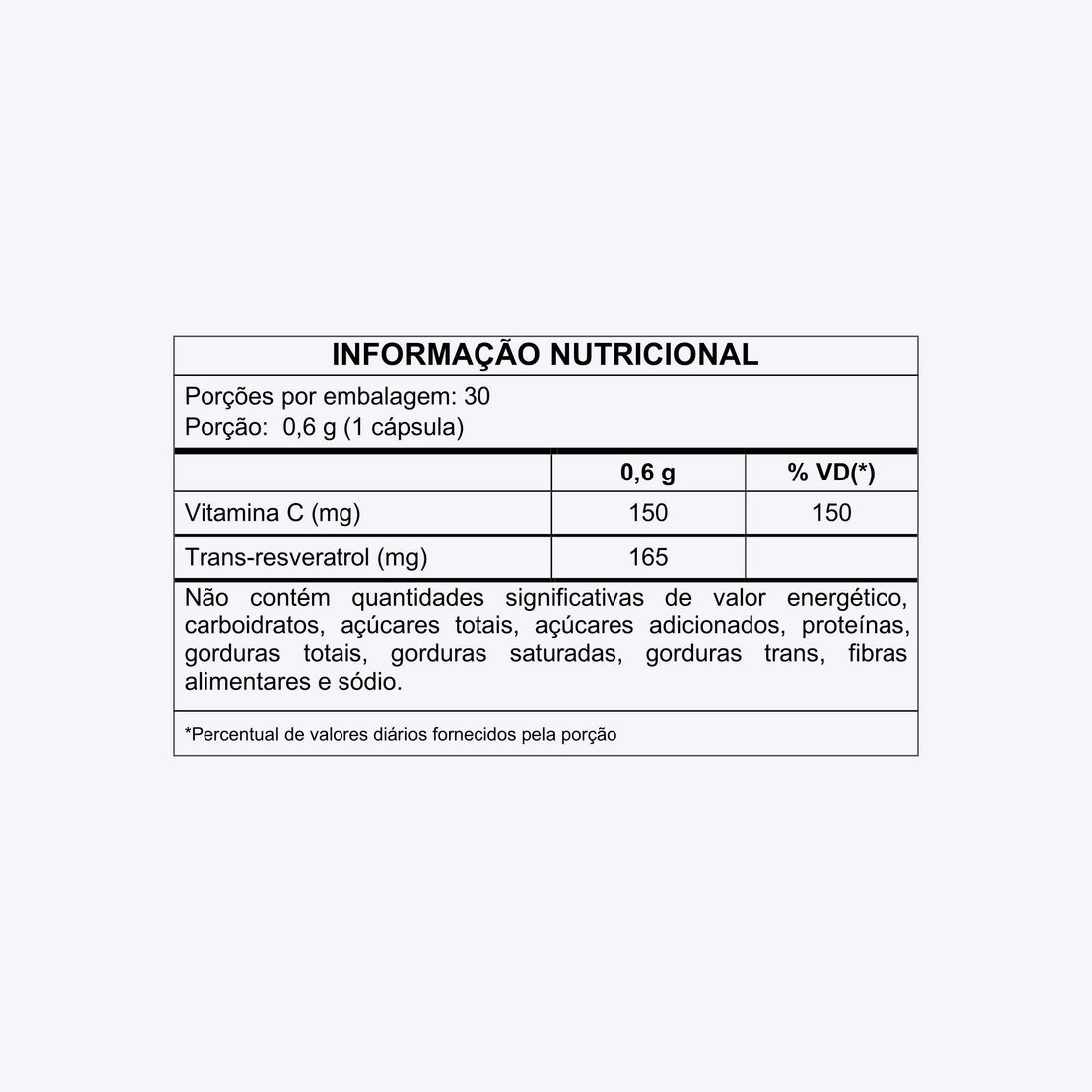 Resveratrol 30 Cápsulas Antioxidante e Saúde do Coração Brasilic Resveratrol 30 Cápsulas Antioxidante e Saúde do Coração Brasilic