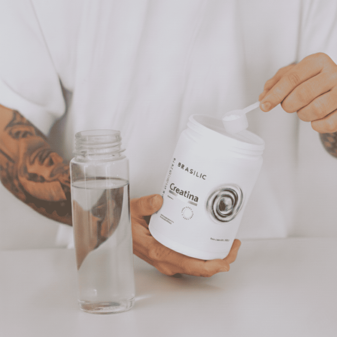 CREATINA MONOHIDRATADA E MICRONIZADA NEUTRA 300G - BRASILIC CREATINA MONOHIDRATADA E MICRONIZADA NEUTRA 300G - BRASILIC