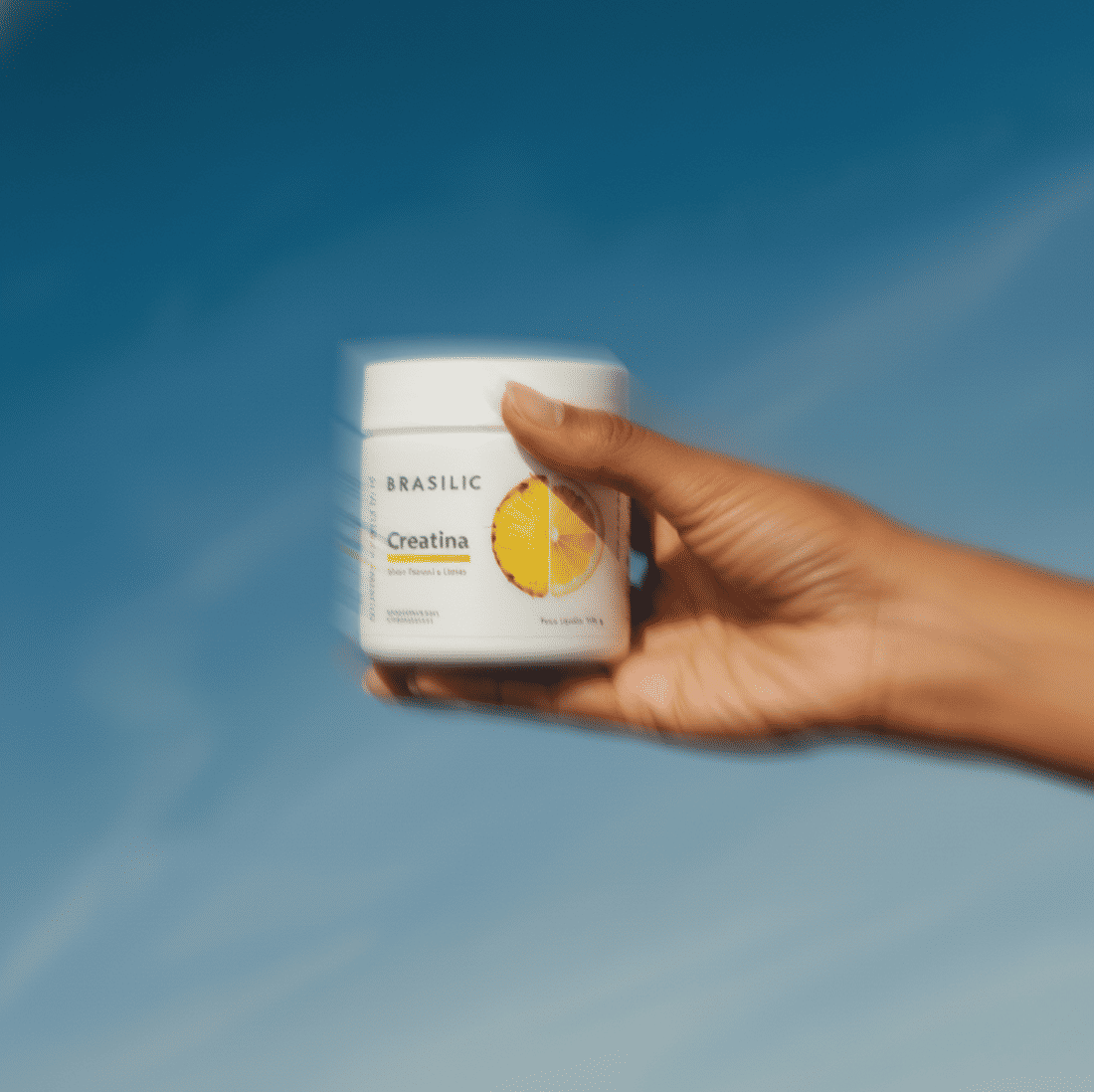 CREATINA MONOHIDRATADA E MICRONIZADA SABOR ABACAXI E LIMÃO 120G - BRASILIC CREATINA MONOHIDRATADA E MICRONIZADA SABOR ABACAXI E LIMÃO 120G - BRASILIC