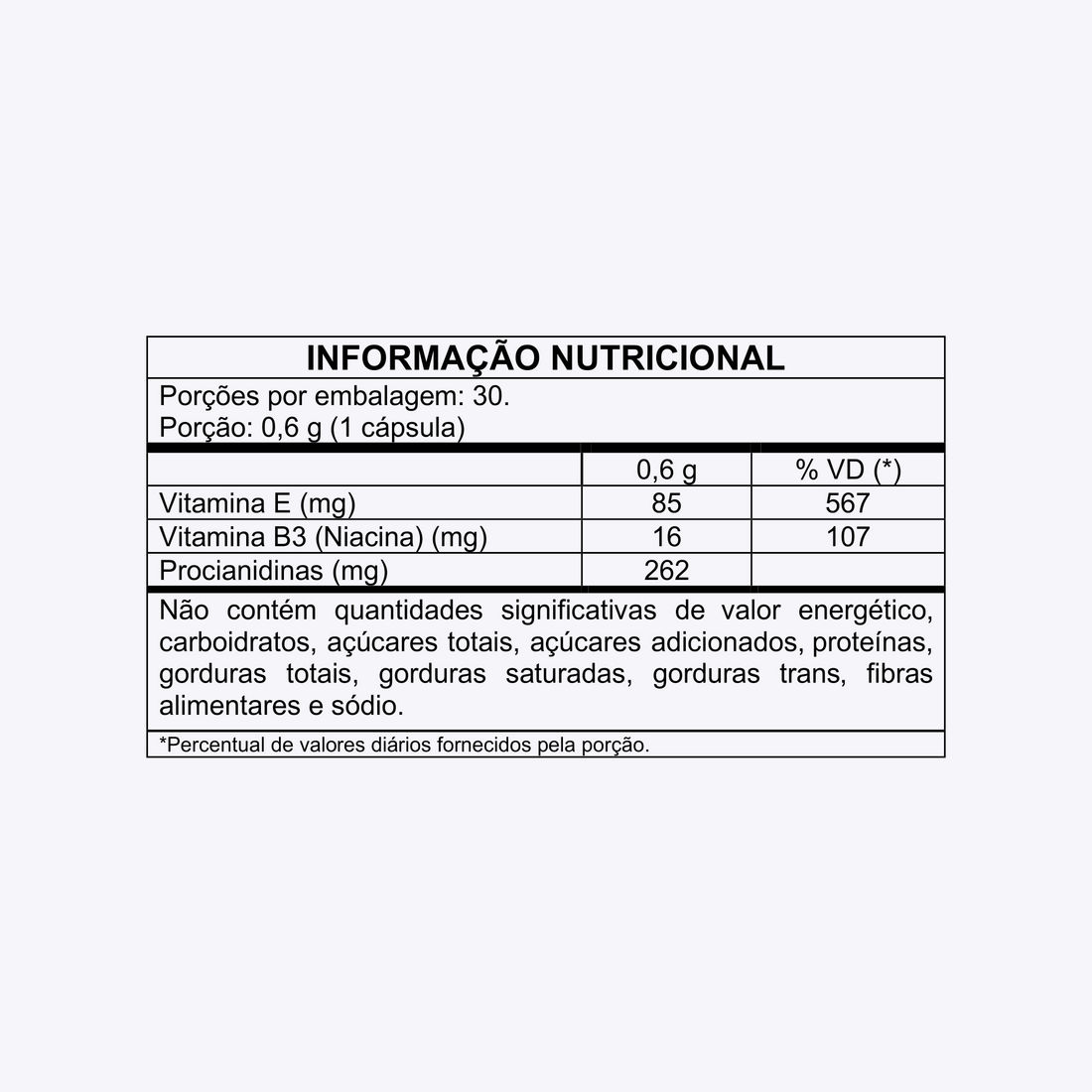 Picnovital Picnogenol 30 Cápsulas Antioxidante e Circulação Brasilic Picnovital Picnogenol 30 Cápsulas Antioxidante e Circulação Brasilic
