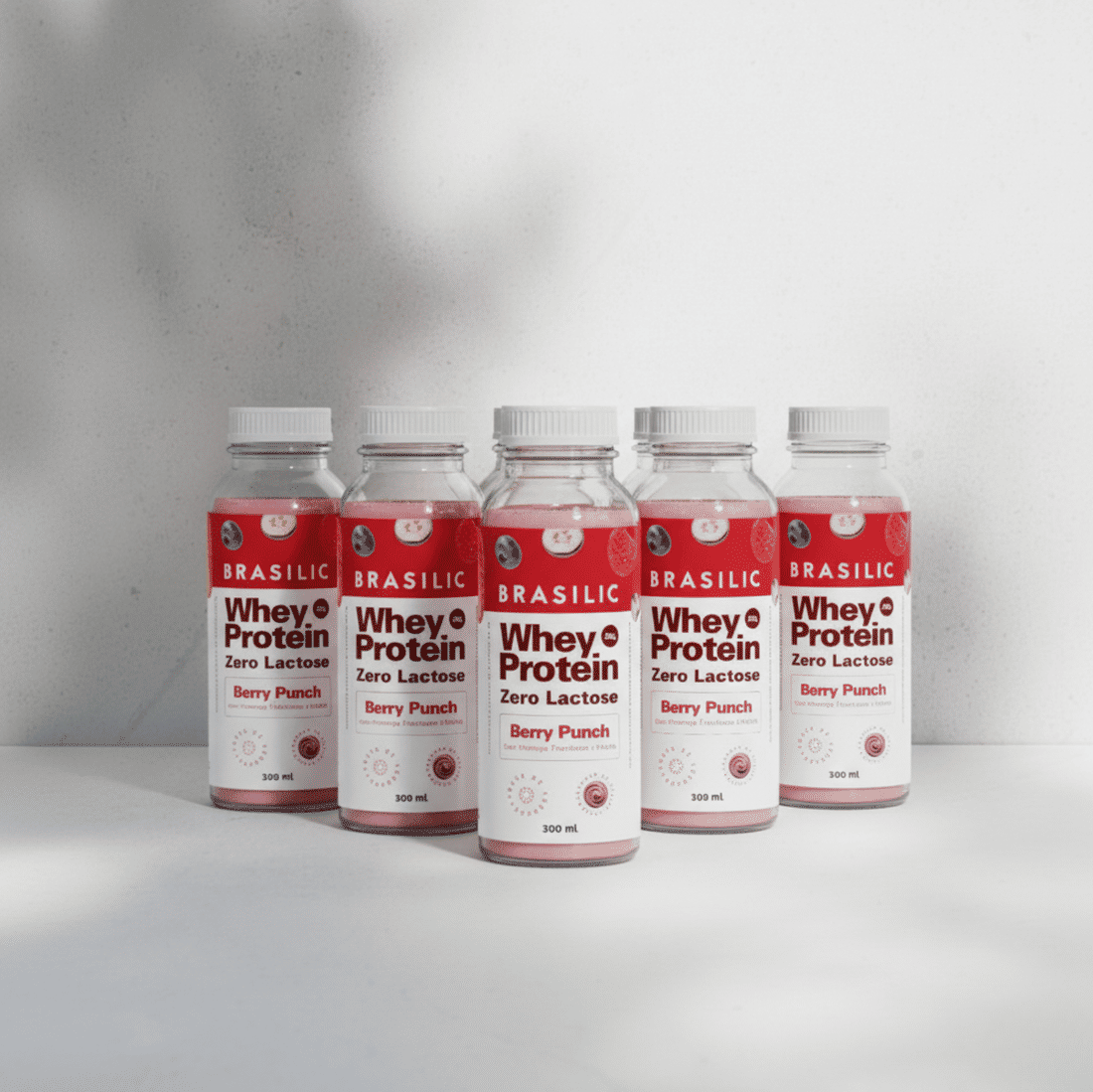 6 Unidades Whey Protein Concentrado Zero Lactose Frutas Vermelhas Berry Punch Garrafinha 6 Unidades Whey Protein Concentrado Zero Lactose Frutas Vermelhas Berry Punch Garrafinha