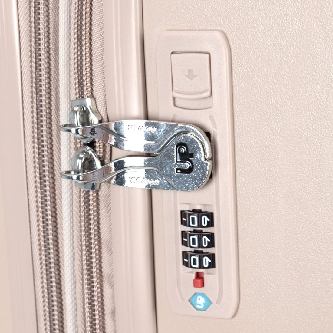 Mala de Viagem Pequena de Bordo 10kg com Expansor Katerini Bege