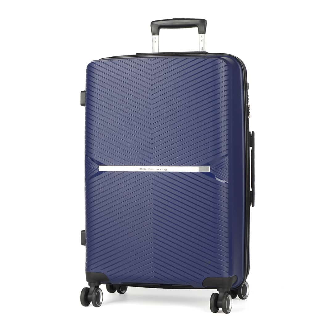 Mala De Viagem Grande 32kg em Polipropeleno Milão Marinho com Expansor Mala De Viagem Grande 32kg em Polipropeleno Milão Marinho com Expansor