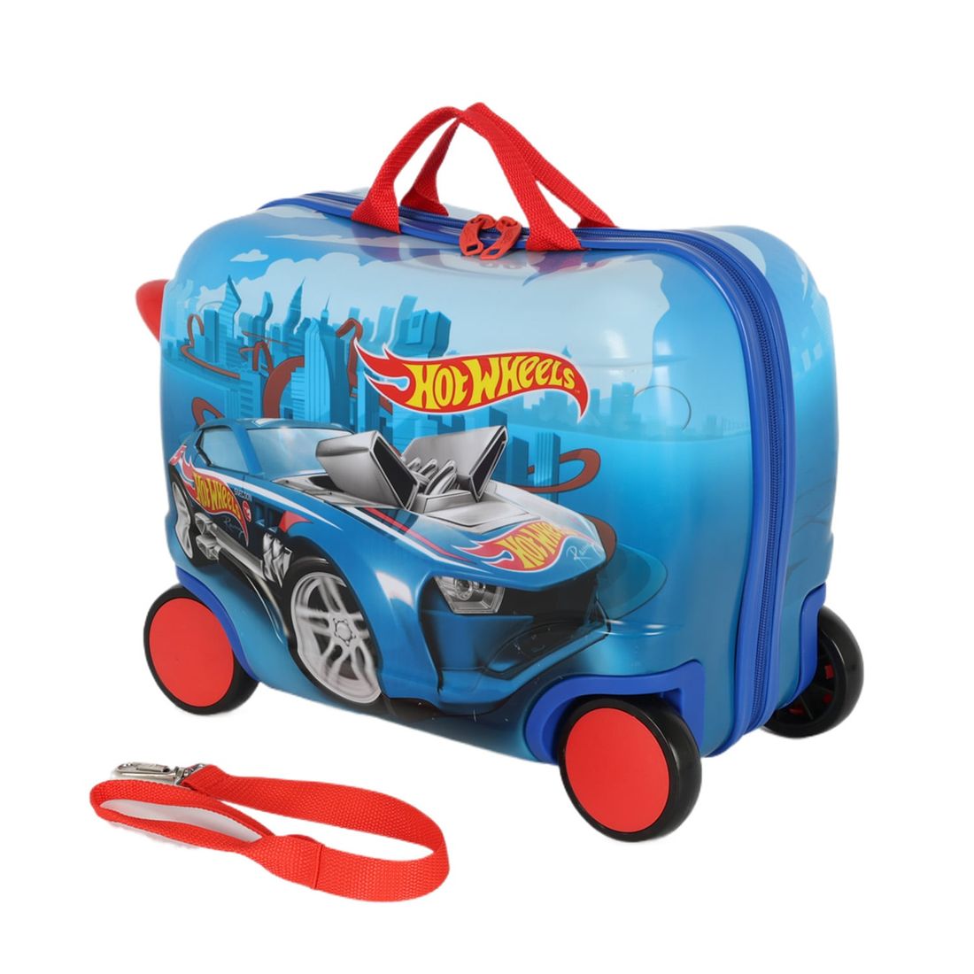 Mala de Viagem Infantil de Bordo em PC Hot Whells Azul Mala de Viagem Infantil de Bordo em PC Hot Whells Azul