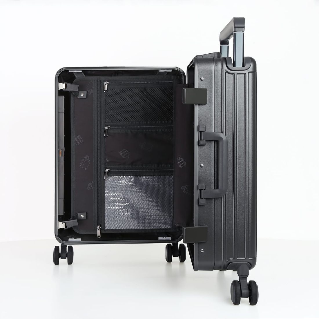 Mala de Viagem Pequena de Bordo 10 kg Policarbonato Islândia Chumbo