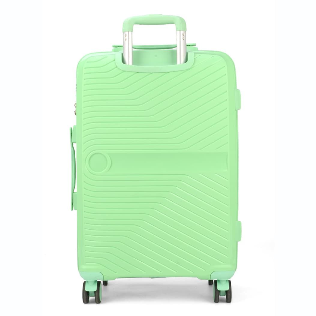 Mala De Viagem Grande 32kg em Polipropeleno Granada Verde com Expansor