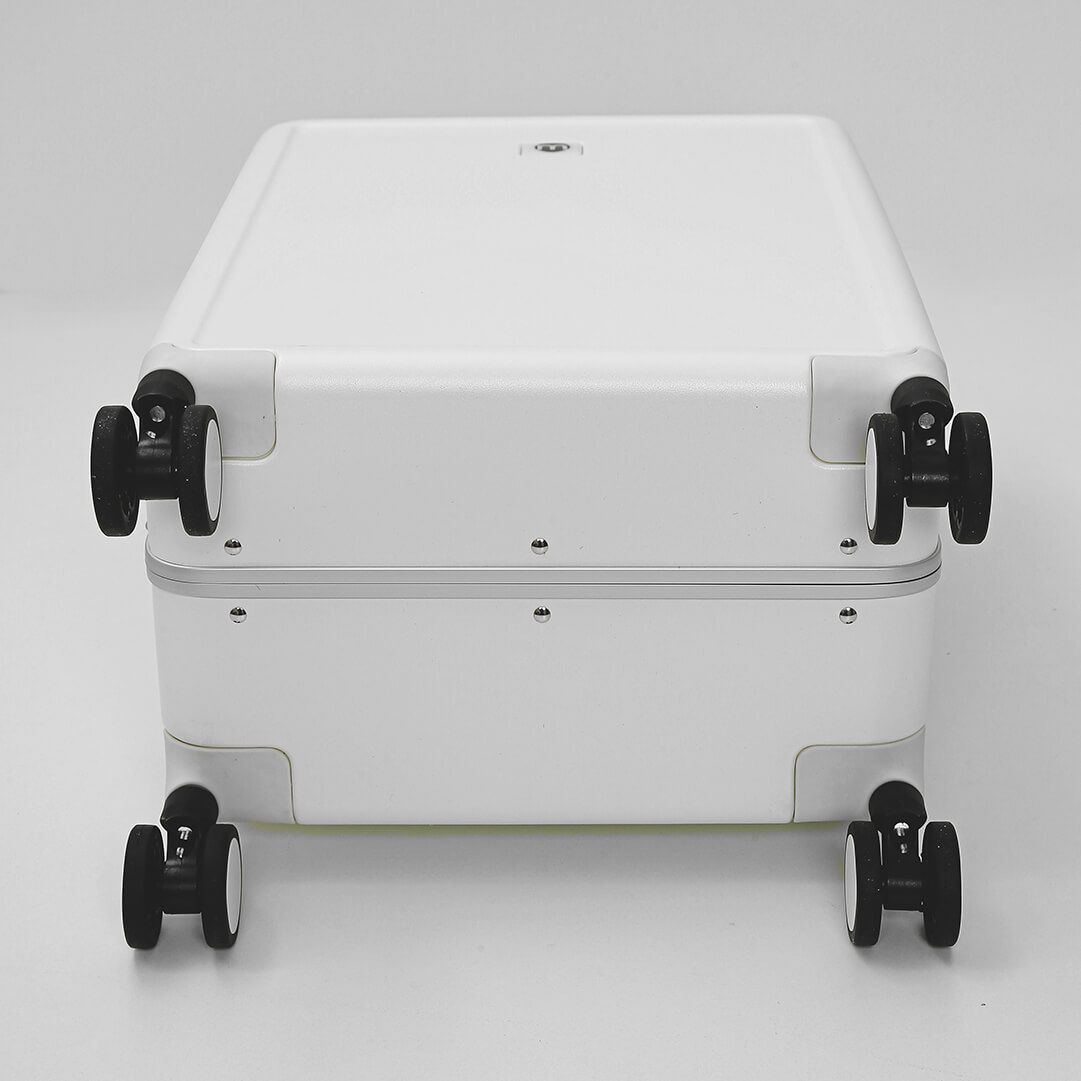 Kit de Malas de Viagem Média 23 kg e Pequena de Bordo 10kg PC Dinamarca Branco