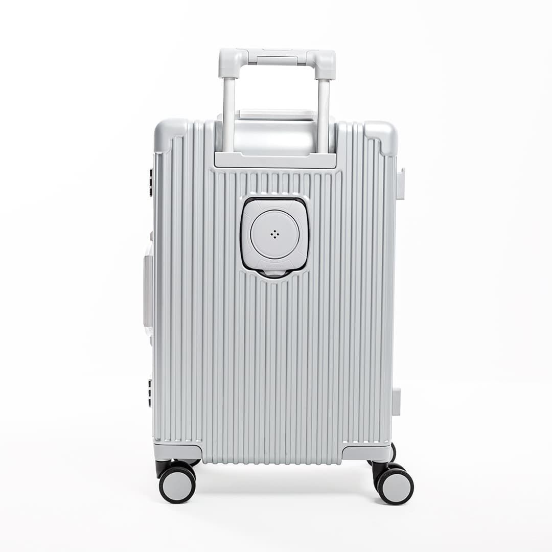 Mala de Viagem Pequena de Bordo 10 kg Policarbonato Suécia Prata