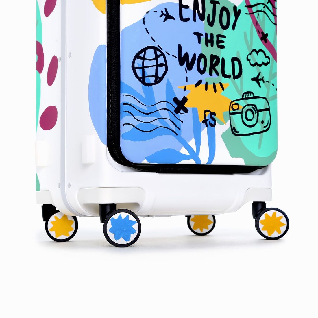 Mala de Viagem Pequena de Bordo 10 kg em Policarbonato Belgica Enjoy the World Maloa Mala de Viagem Pequena de Bordo 10 kg em Policarbonato Belgica Enjoy the World Maloa