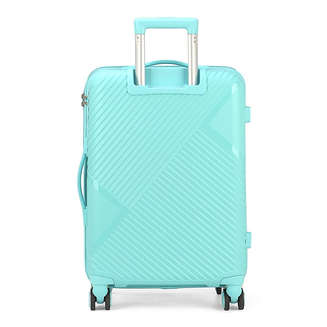 Mala de Viagem Media 24 Chamonix Verde em polipropileno e com expansor Mala de Viagem Media 24 Chamonix Verde em polipropileno e com expansor