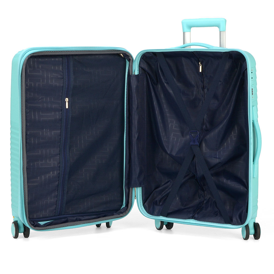 Mala de Viagem Grande 26 Chamonix Verde em polipropileno e com expansor