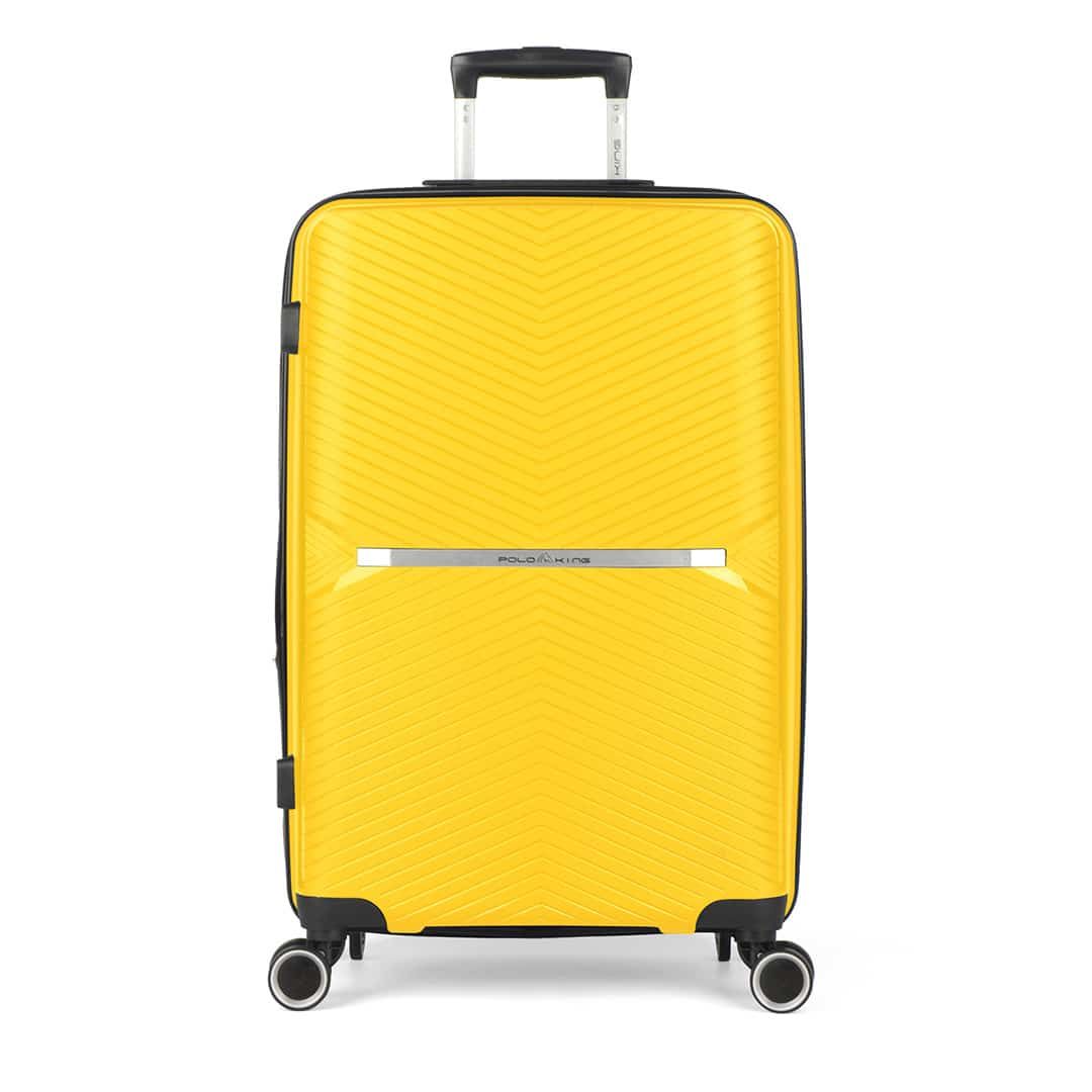 Mala de Viagem Pequena de Bordo 10kg em Polipropileno Milão Amarelo Mala de Viagem Pequena de Bordo 10kg em Polipropileno Milão Amarelo