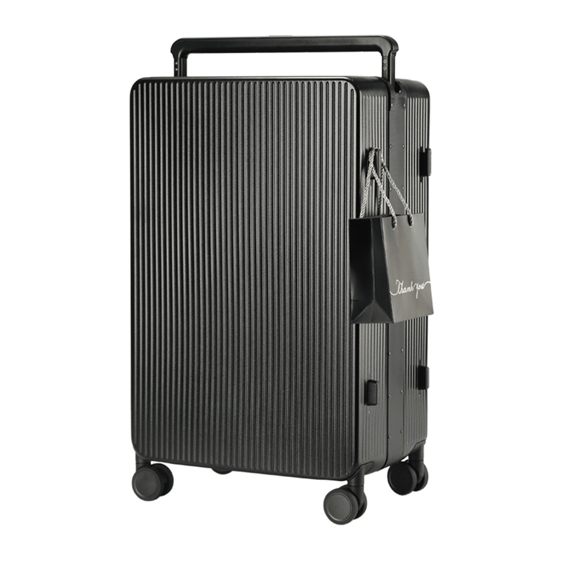 Mala de Viagem Pequena de Bordo 10 kg Policarbonato Mônaco Maloa Preto