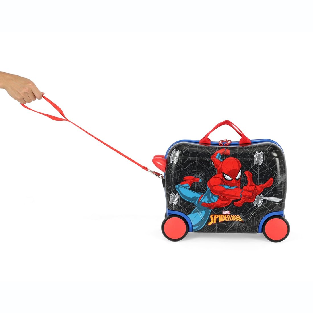 Mala de Viagem Infantil de Bordo em PC Homem-Aranha Preto