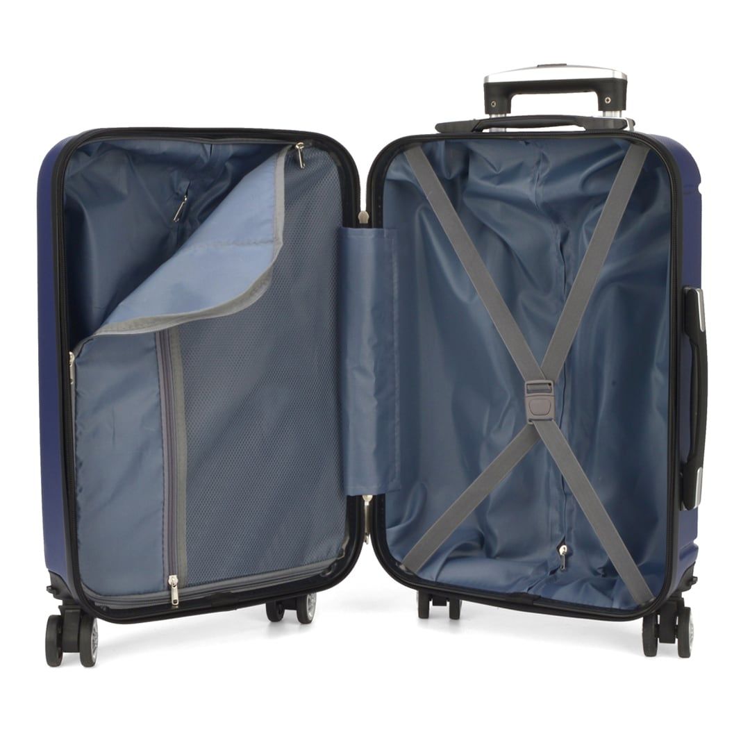 Mala de Viagem Pequena de Bordo 10kg Porta Notbook Argos Azul Mala de Viagem Pequena de Bordo 10kg Porta Notbook Argos Azul