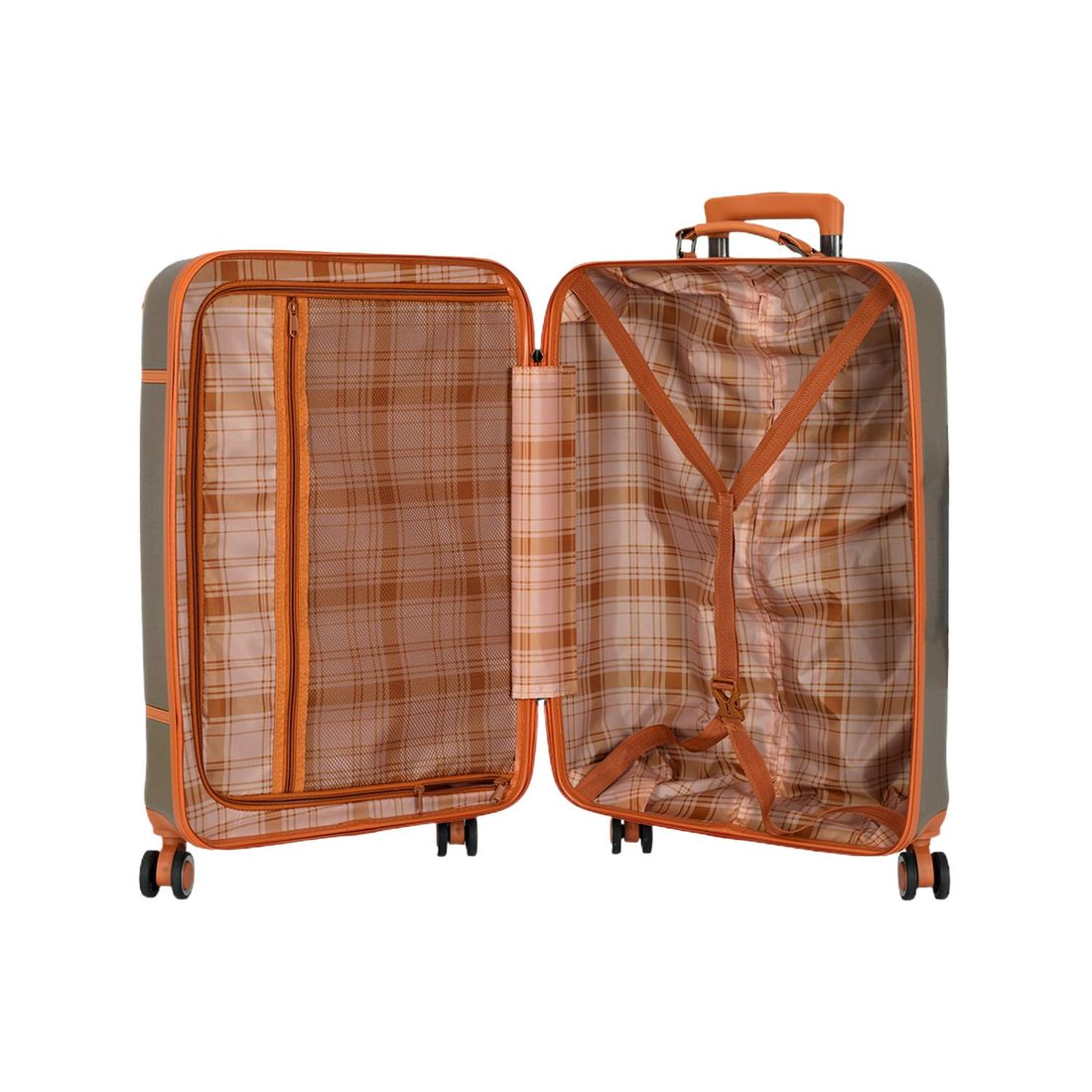 Mala de Viagem Pequena de Bordo 10 kg em ABS Atena Champanhe Mala de Viagem Pequena de Bordo 10 kg em ABS Atena Champanhe