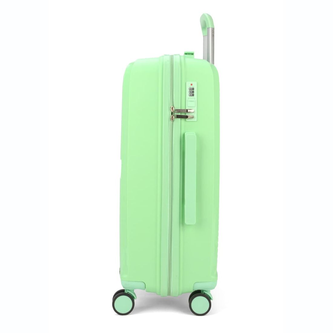 Kit Mala de Viagem 3 Peças em Polipropeleno Granada Verde com Expansor Kit Mala de Viagem 3 Peças em Polipropeleno Granada Verde com Expansor