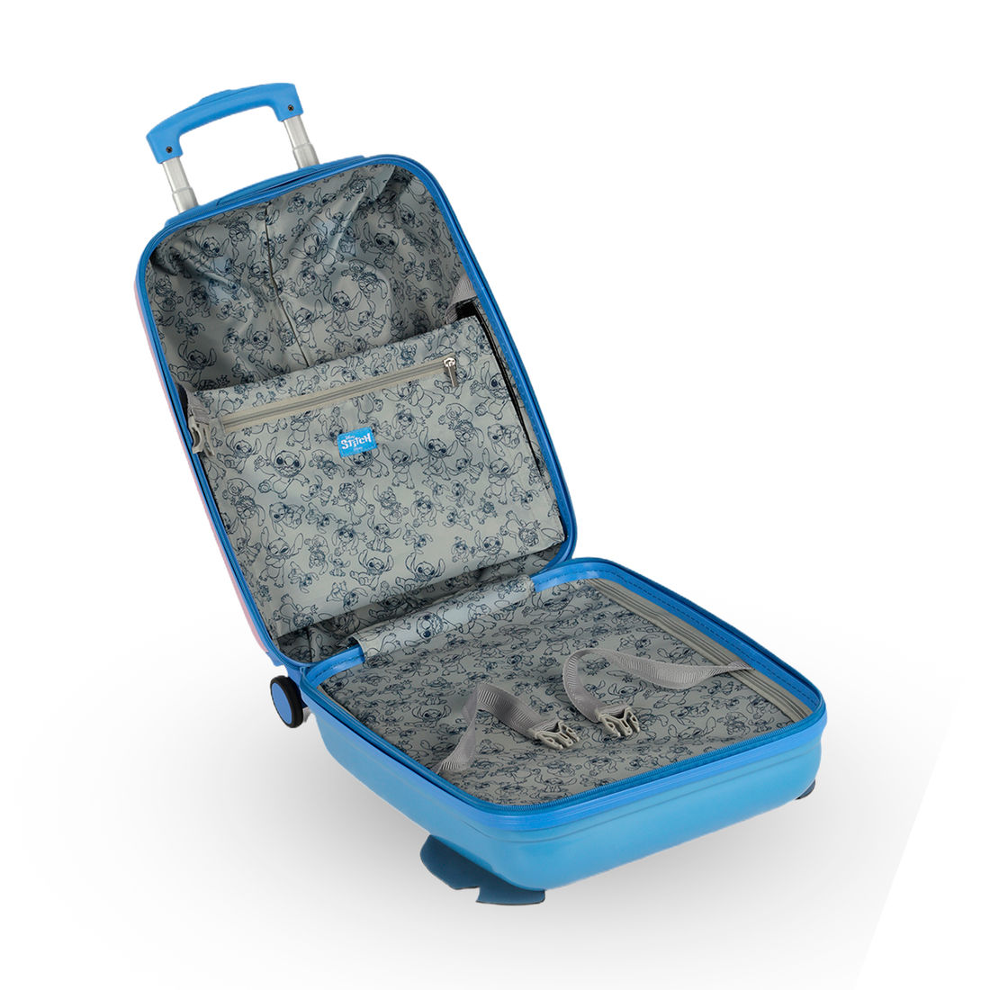 Mala de Viagem Pequena de Bordo 10kg Policarbonato Dupla Stitch e Angel Mala de Viagem Pequena de Bordo 10kg Policarbonato Dupla Stitch e Angel