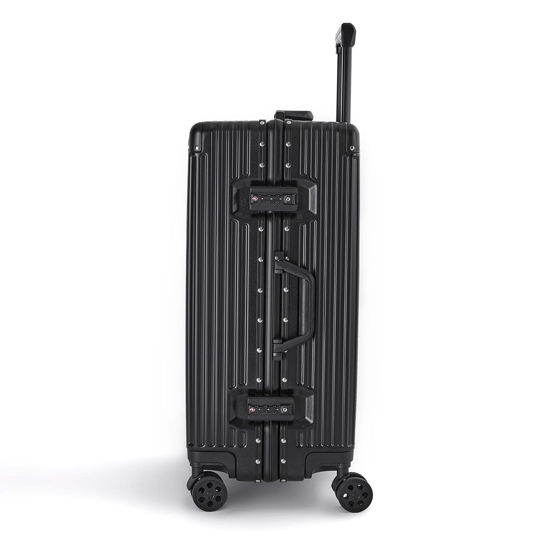 Mala de Viagem Média 23kg Policarbonato ABS Noruega Maloa Preto Mala de Viagem Média 23kg Policarbonato ABS Noruega Maloa Preto