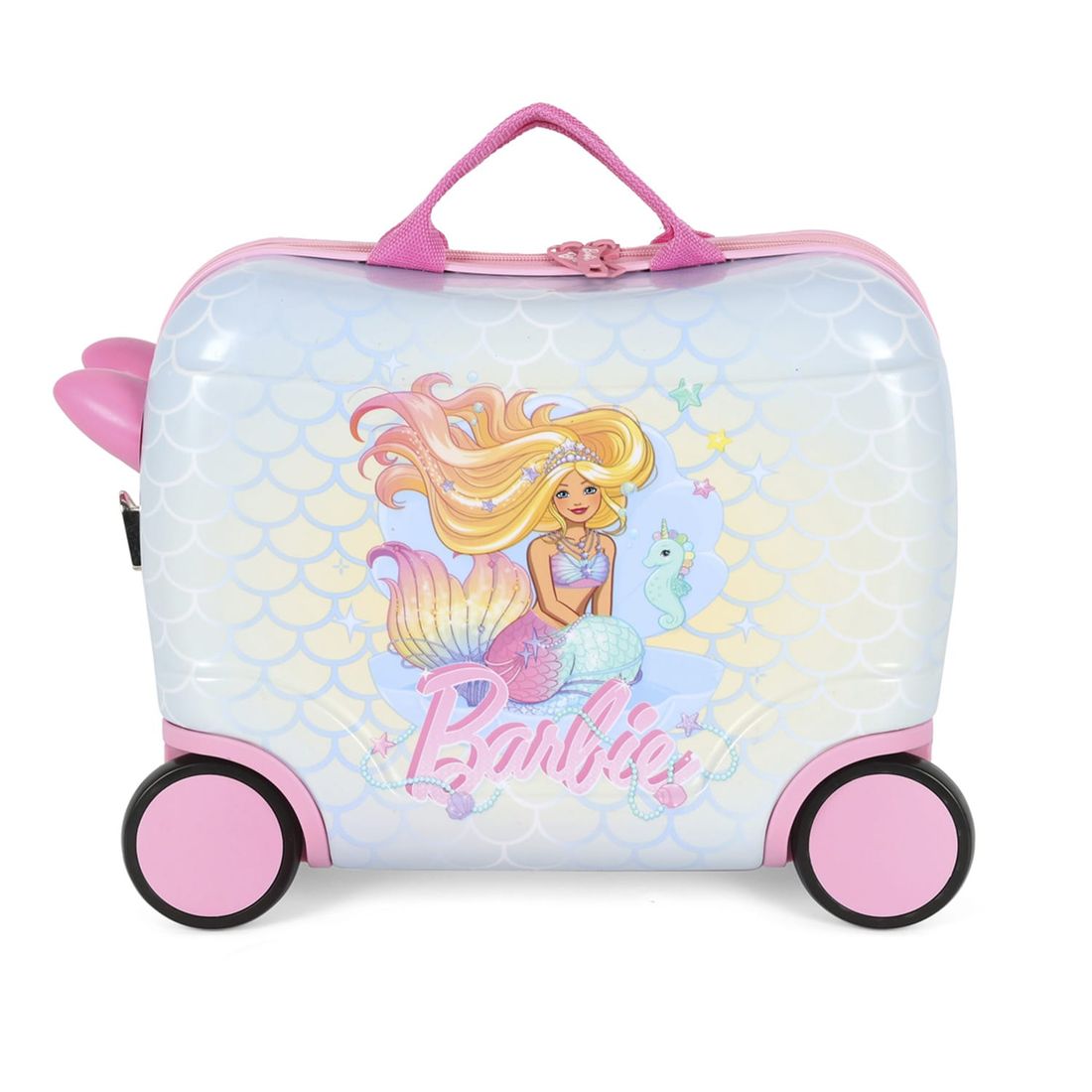 Mala de Viagem Infantil de Bordo em PC Barbie Sereia Verde Mala de Viagem Infantil de Bordo em PC Barbie Sereia Verde