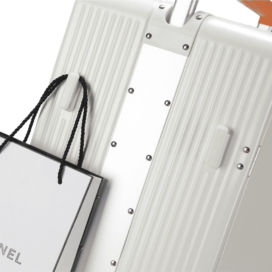 Mala de Viagem Pequena de Bordo 10 kg Policarbonato Mônaco Maloa Branco Mala de Viagem Pequena de Bordo 10 kg Policarbonato Mônaco Maloa Branco