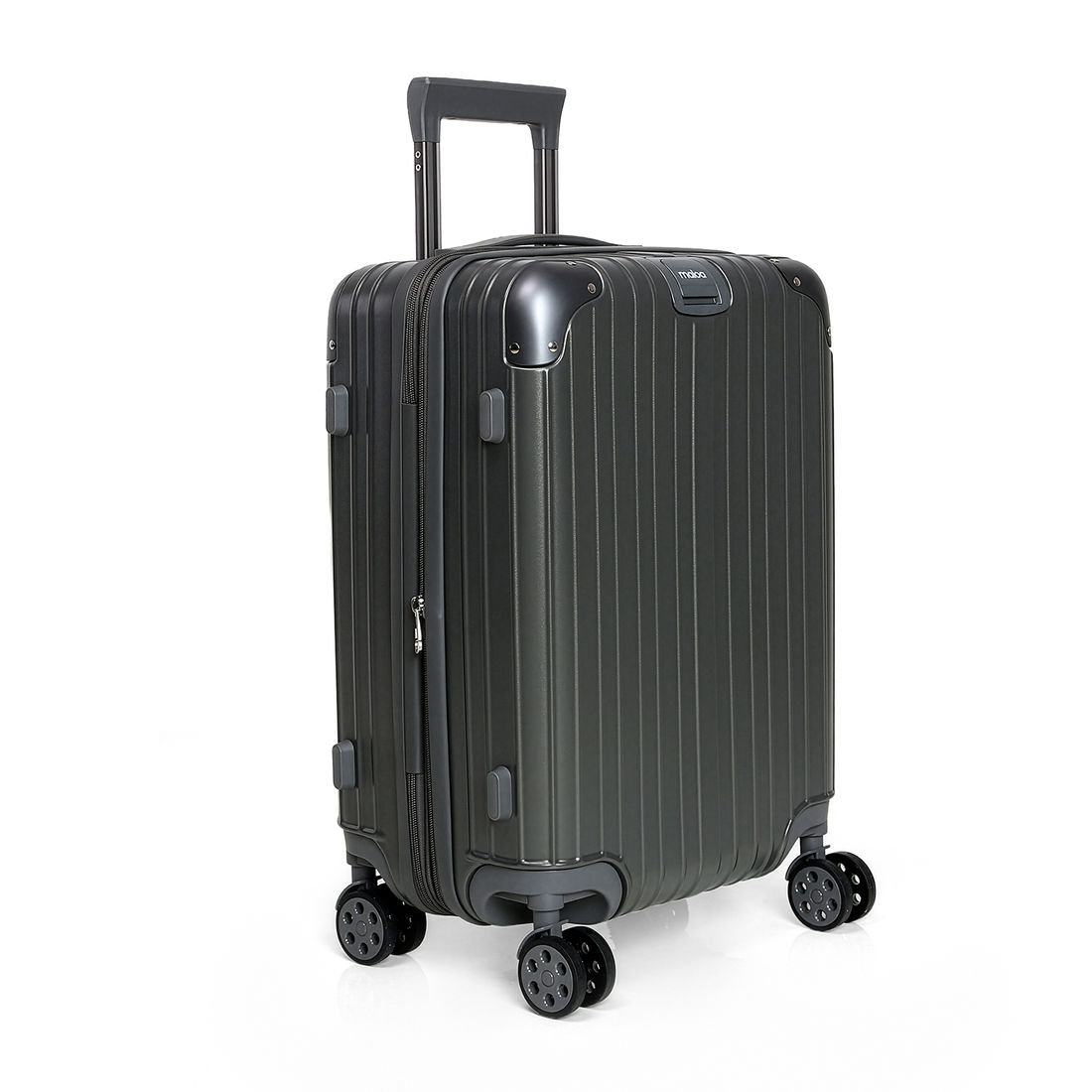 Mala de Viagem Média 23kg ABS Policarbonato com Expansor Brasil Maloa Chumbo