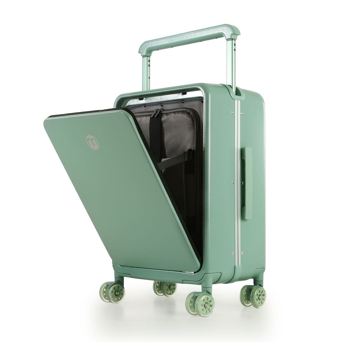 Mala de Viagem Pequena de Bordo 10 kg Policarbonato Chicago Maloa Verde Mala de Viagem Pequena de Bordo 10 kg Policarbonato Chicago Maloa Verde