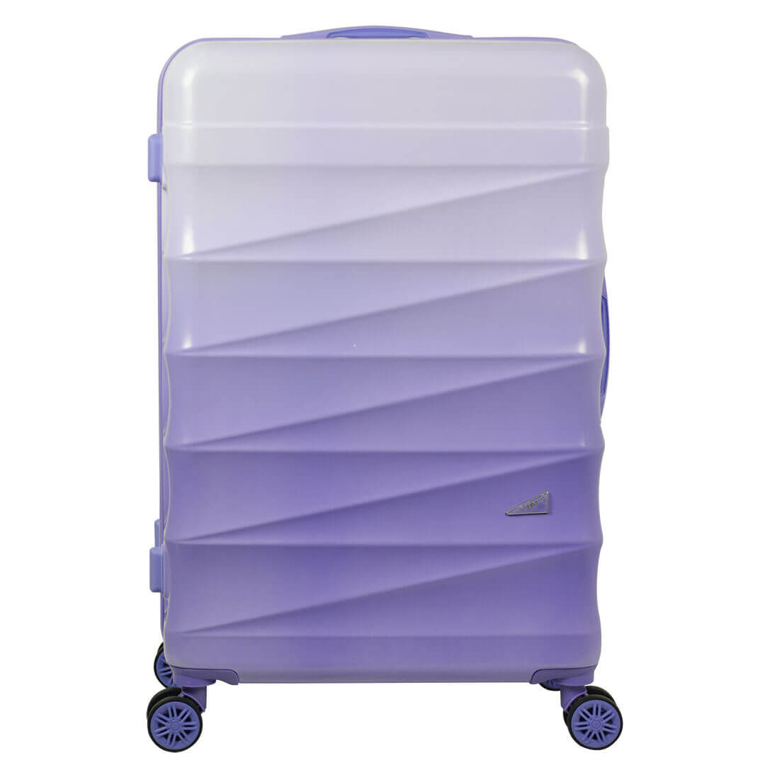 Mala De Viagem Grande 32kg Gradiente Colors Policarbonato Com ABS Roxo com Lilas