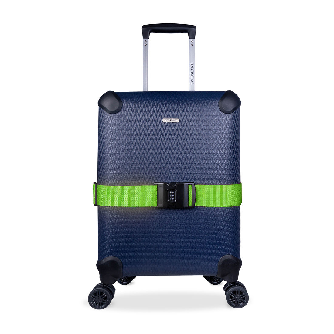 Cinta para Mala de Viagem com Cadeado Numérico Verde Neon Cinta para Mala de Viagem com Cadeado Numérico Verde Neon