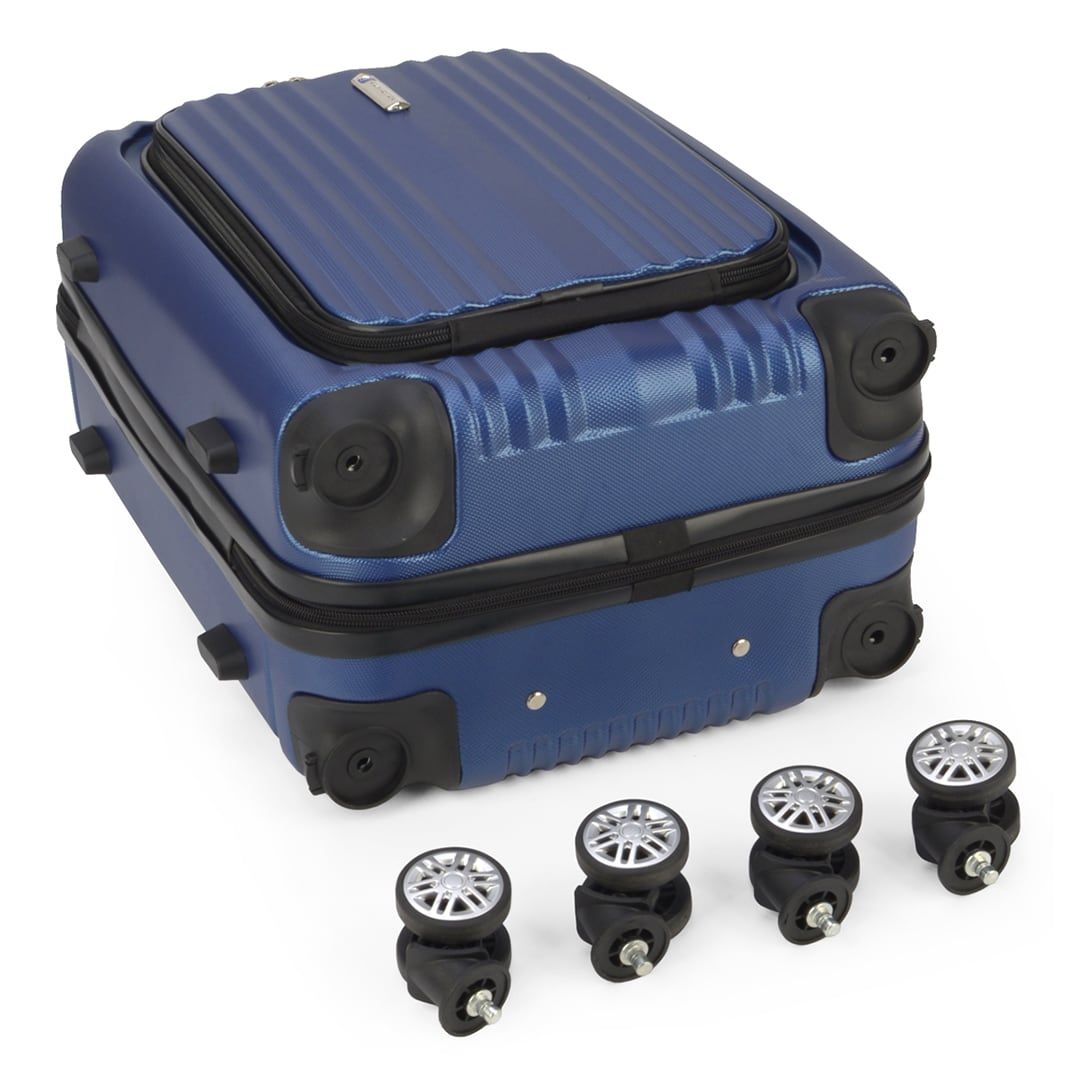 Mala de Viagem Pequena de Bordo 10kg Porta Notbook Argos Azul Mala de Viagem Pequena de Bordo 10kg Porta Notbook Argos Azul