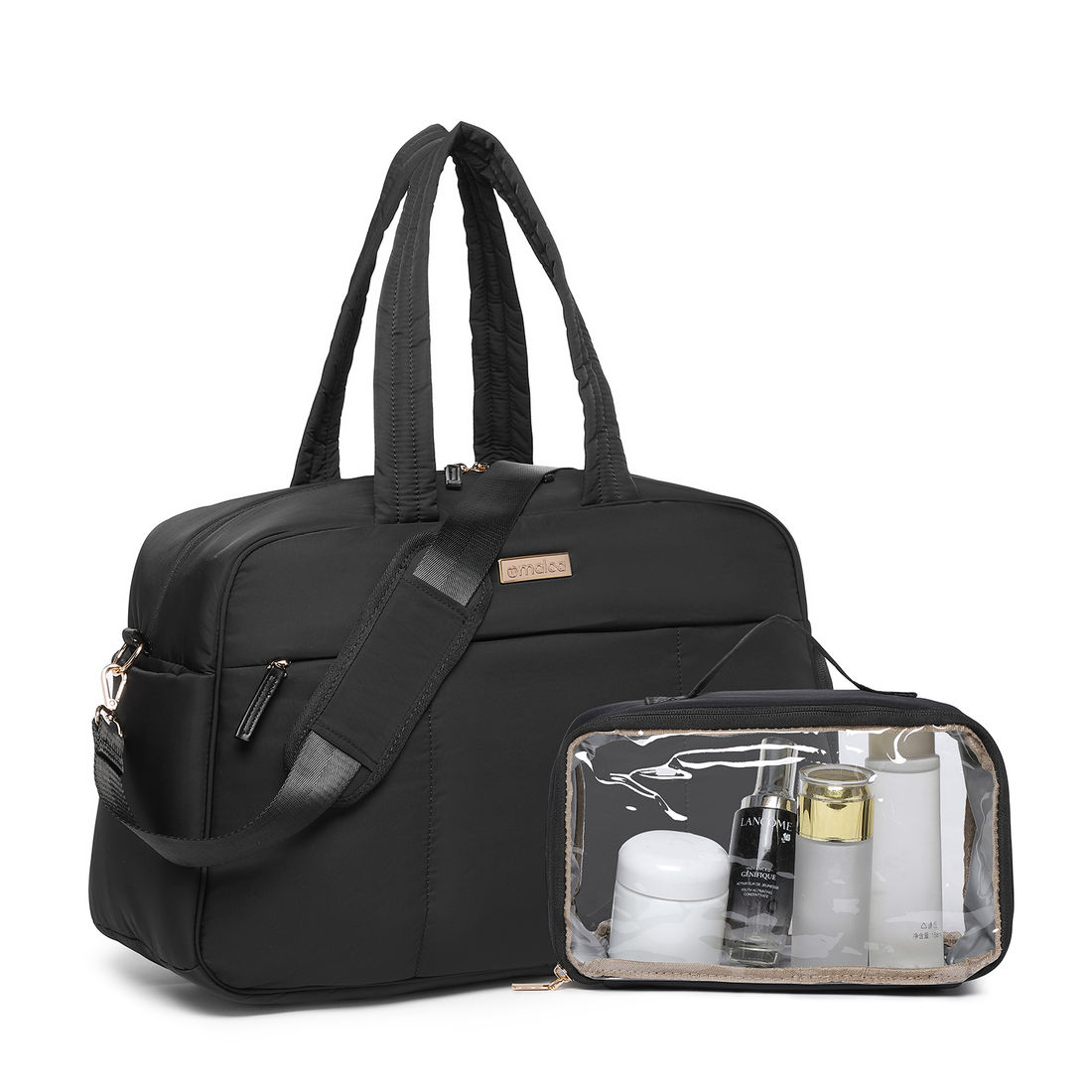 Bolsa de Viagem em Poliéster Multifuncional Air Duffle Maloa Preto Bolsa de Viagem em Poliéster Multifuncional Air Duffle Maloa Preto