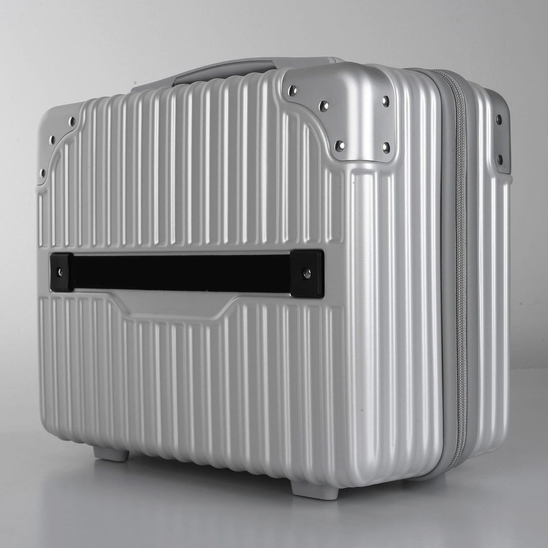 Conjunto Mala de Viagem Grande 32kg Policarbonato ABS Noruega Maloa Prata Conjunto Mala de Viagem Grande 32kg Policarbonato ABS Noruega Maloa Prata