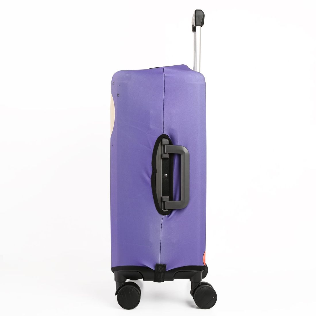 Capa de Mala Maloa Alça Tradicional Preguiça Pensador Roxo Capa de Mala Maloa Alça Tradicional Preguiça Pensador Roxo