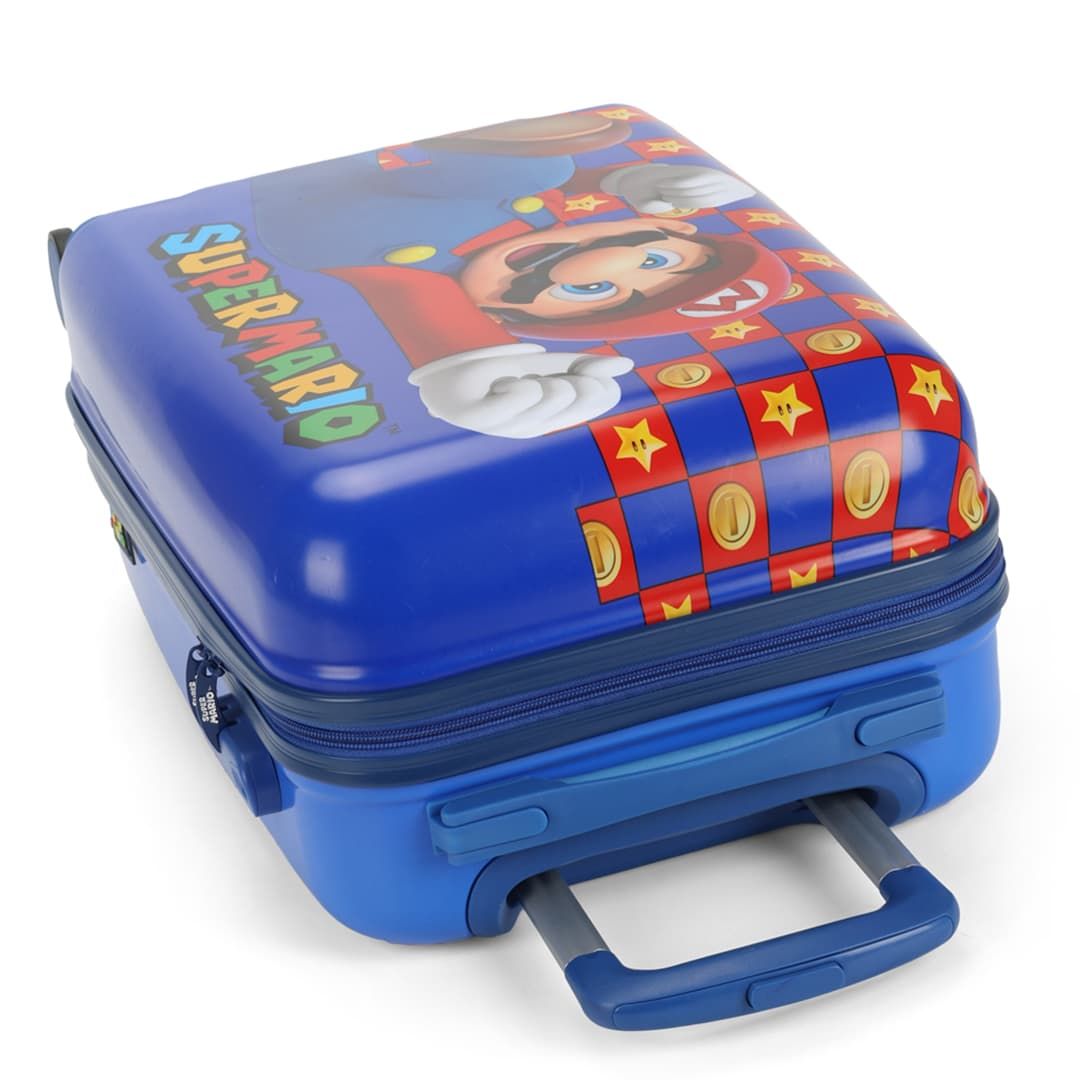 Mala de Viagem Pequena de Bordo 10kg Infantil Super Mario Mala de Viagem Pequena de Bordo 10kg Infantil Super Mario
