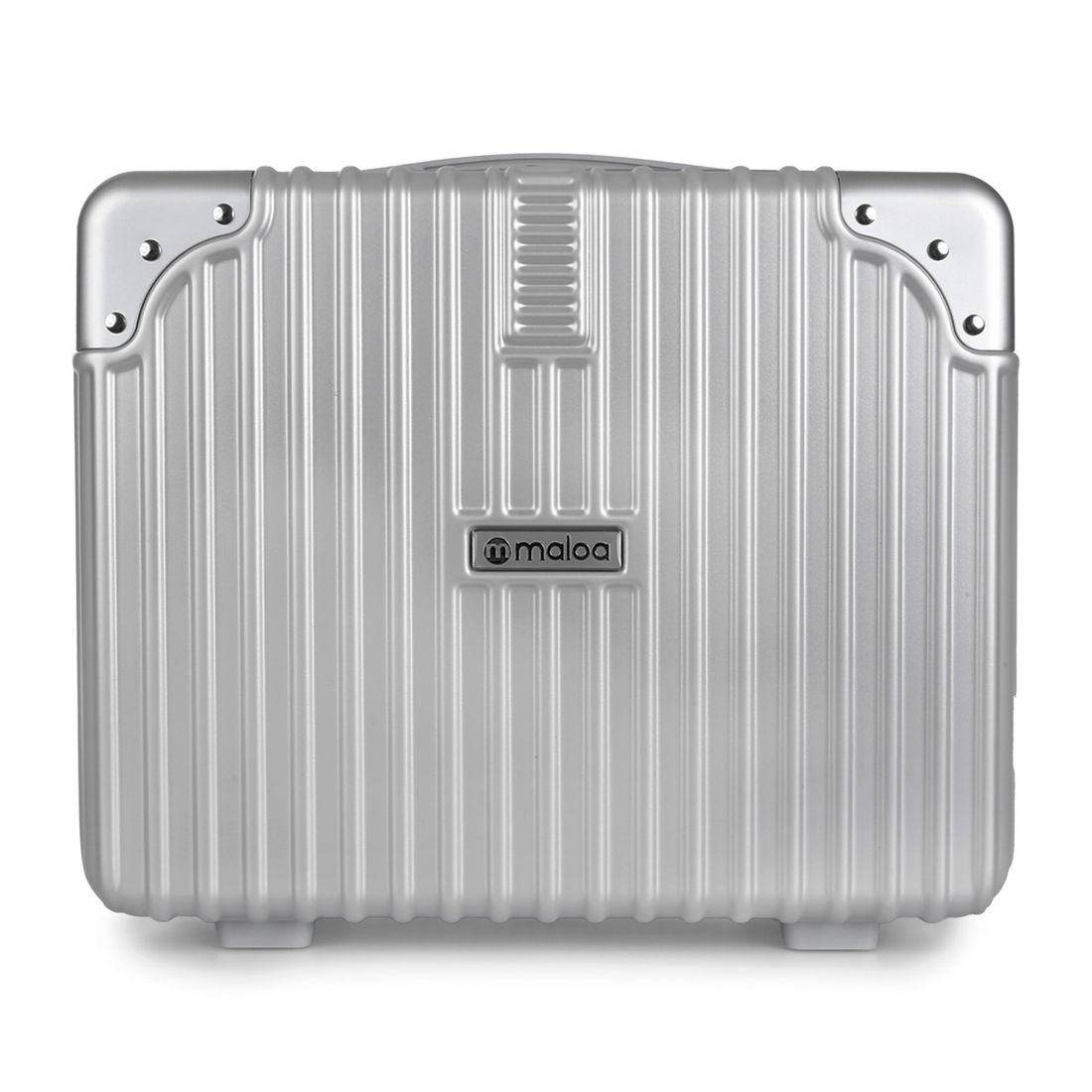 Kit de Viagem com 3 Peças Policarbonato ABS Noruega Maloa Prata