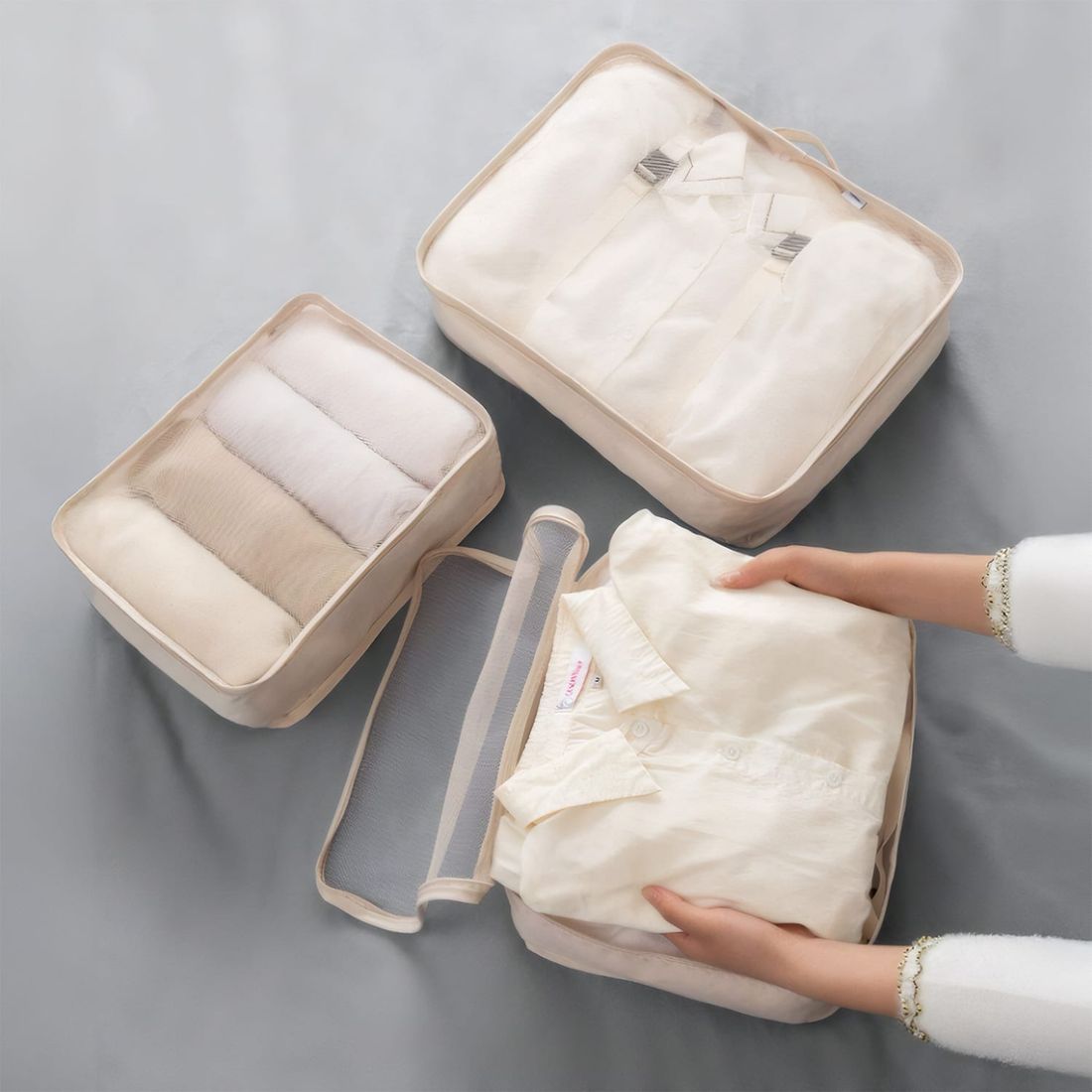 Kit Completo Brasil Branco, Kit Frasco 7 Pecas, Bolsa Journey e Kit Organizador Colorful Life Kit Completo Brasil Branco, Kit Frasco 7 Pecas, Bolsa Journey e Kit Organizador Colorful Life