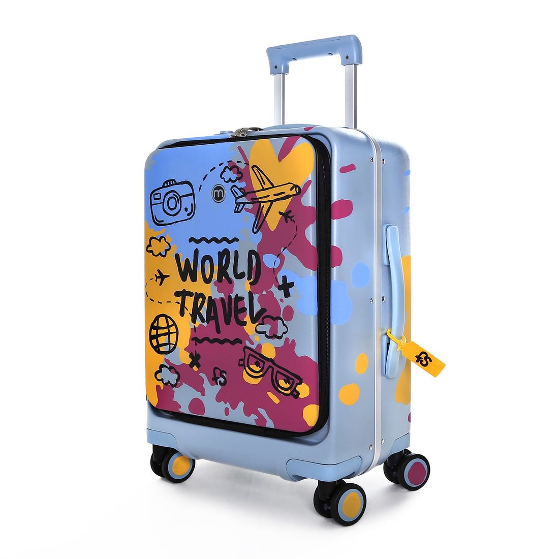 Mala de Viagem Pequena de Bordo 10 kg em Policarbonato Belgica World Travel Maloa Mala de Viagem Pequena de Bordo 10 kg em Policarbonato Belgica World Travel Maloa