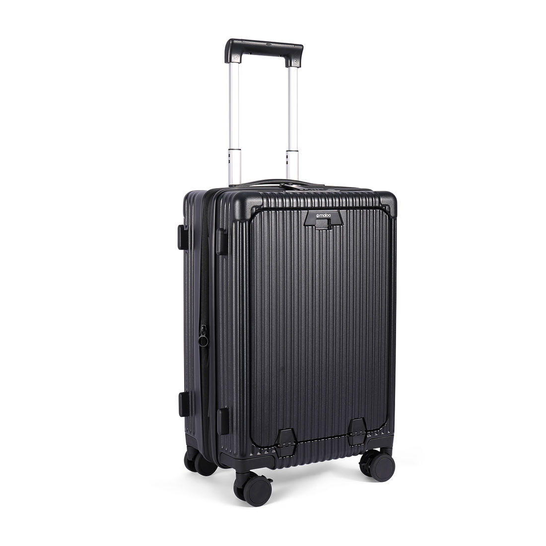 Mala de Viagem Pequena de Bordo 10 kg em Policarbonato com Compressor Malta Maloa Preto Mala de Viagem Pequena de Bordo 10 kg em Policarbonato com Compressor Malta Maloa Preto