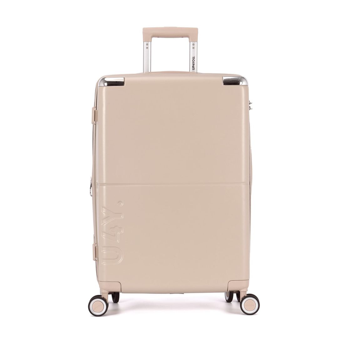 Mala de Viagem Pequena de Bordo 10kg com Expansor Katerini Bege