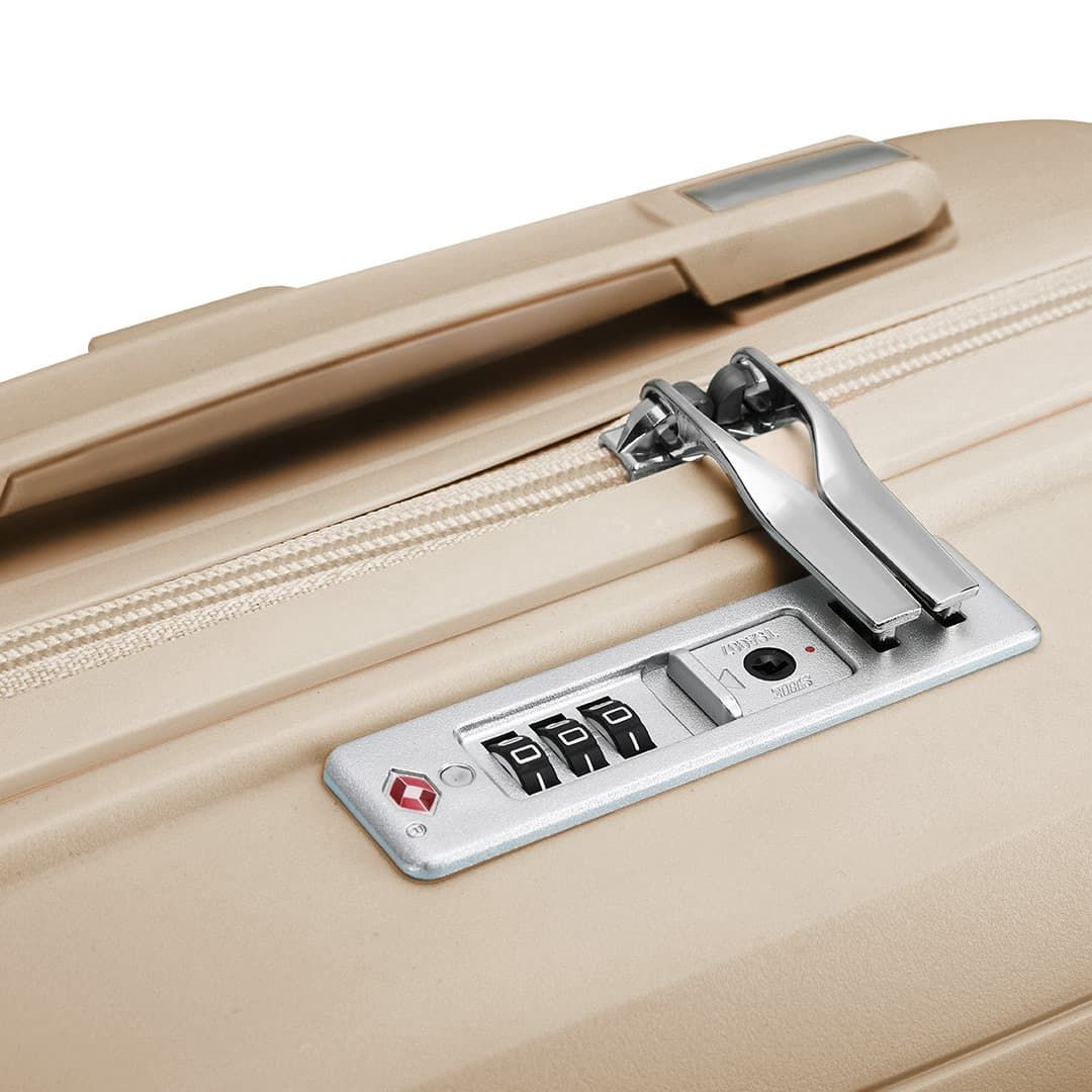 Mala de Viagem Pequena de Bordo 10Kg em Polipropileno Ibiza Maloa Champanhe