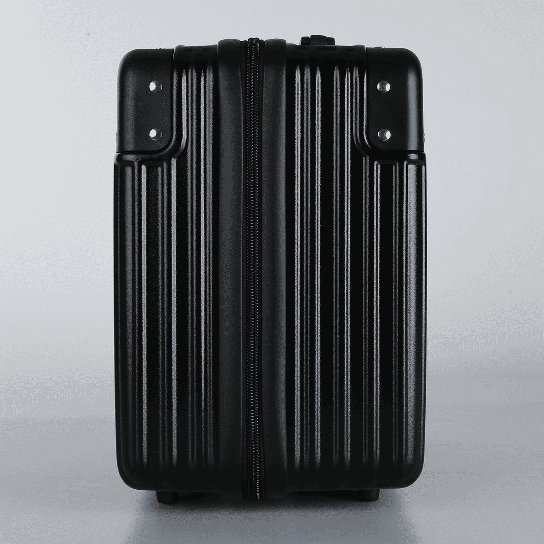 Conjunto Mala de Viagem Pequena de Bordo 10kg Policarbonato ABS Noruega Maloa Preto