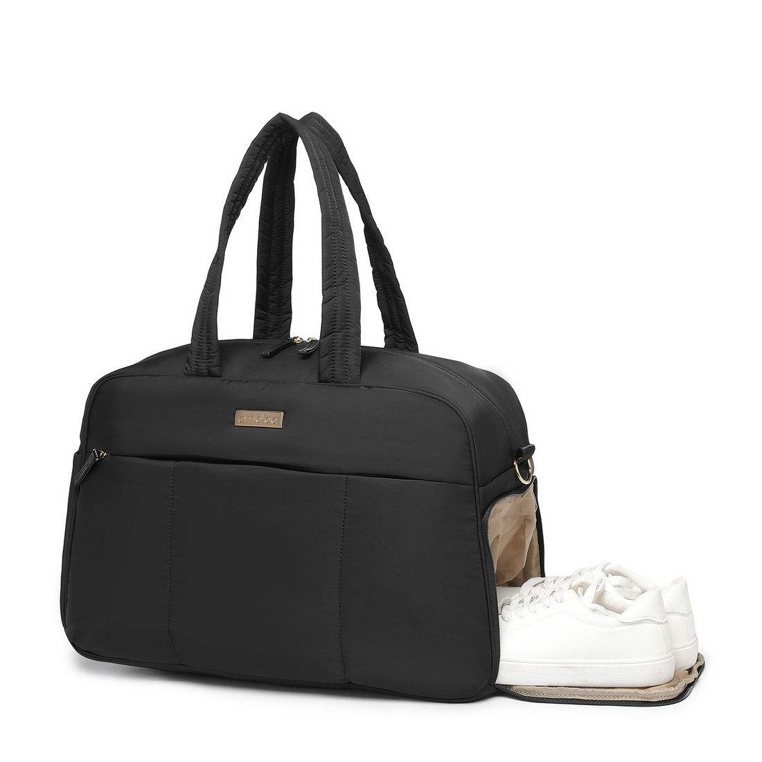 Bolsa de Viagem em Poliéster Multifuncional Air Duffle Maloa Preto Bolsa de Viagem em Poliéster Multifuncional Air Duffle Maloa Preto