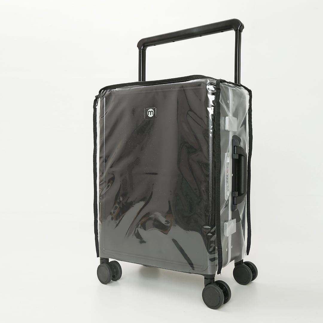 Kit de Malas de Viagem Média 23 kg e Pequena de Bordo 10kg PC Dinamarca Preto