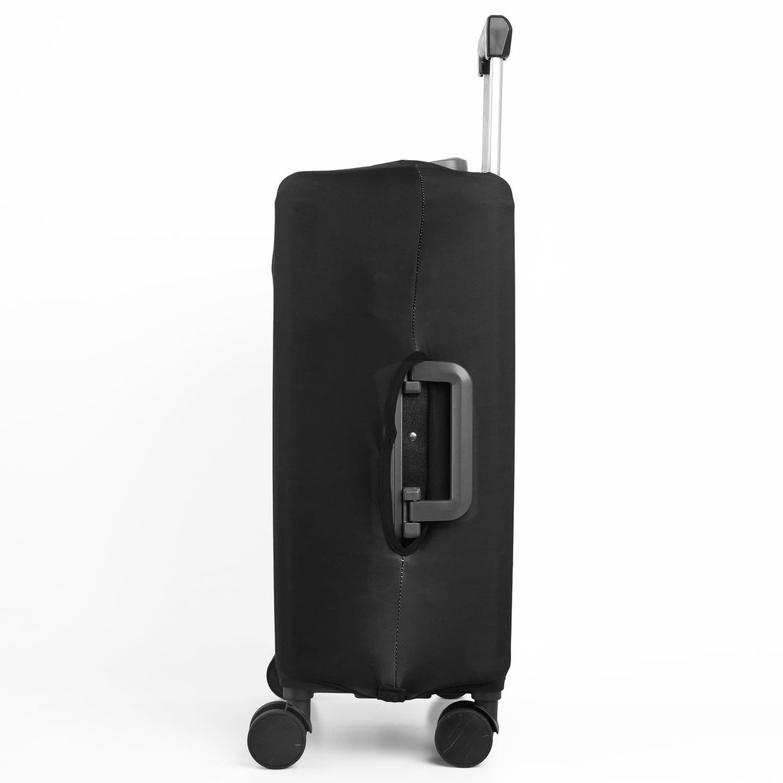 Kit de Mala Media 23 kg e Grande 32 kg, Bolsa Confort Branca e 2 Capa Viajar Faz Bem M e G Preto Kit de Mala Media 23 kg e Grande 32 kg, Bolsa Confort Branca e 2 Capa Viajar Faz Bem M e G Preto