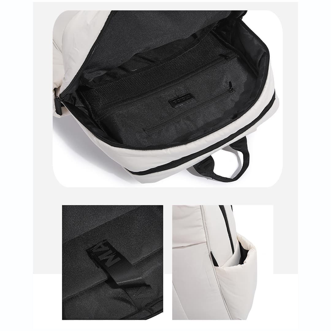 Kit Mochila e Pochete Confort Bag Multifuncional Maloa Branco