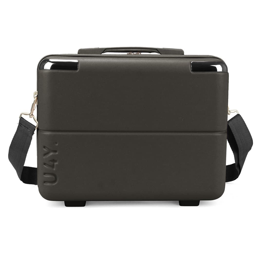 Kit de Malas de Viagem 3 Peças com Expansor e Frasqueira Katerini Grafite Kit de Malas de Viagem 3 Peças com Expansor e Frasqueira Katerini Grafite