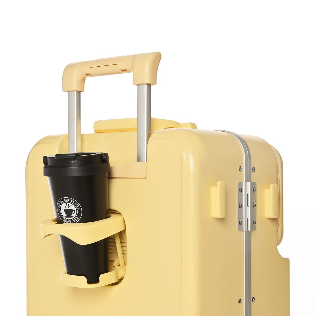 Mala de Viagem Pequena de Bordo 10 kg em Policarbonato Porto Maloa Amarelo Mala de Viagem Pequena de Bordo 10 kg em Policarbonato Porto Maloa Amarelo