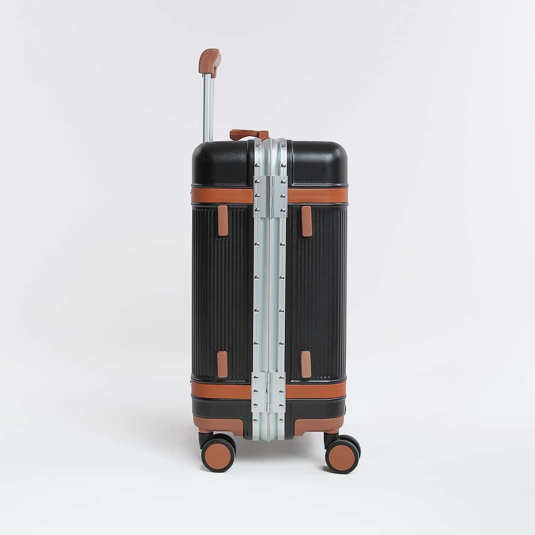 Mala de Viagem Pequena de Bordo 10kg Policarbonato Roma Maloa Preto Mala de Viagem Pequena de Bordo 10kg Policarbonato Roma Maloa Preto